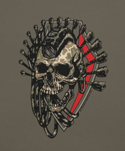 Alternative view of RELV MOAB SKULLY Unisex t-shirt